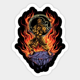 Scorpion mortal kombat Sticker